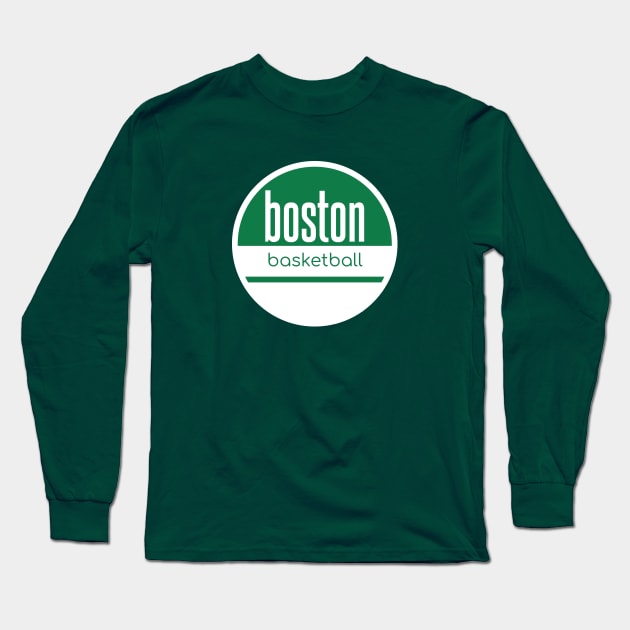 boston celtics basketball Long Sleeve T-Shirt by BVHstudio